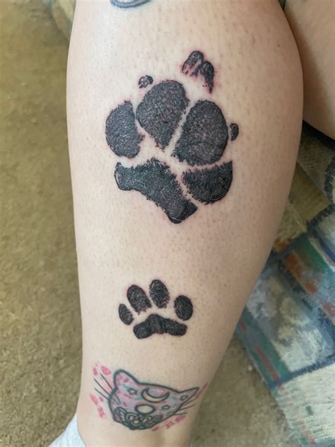 paw print tattoo temporary|More.